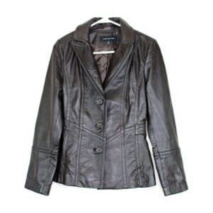 Jones New York  Leather Jacket